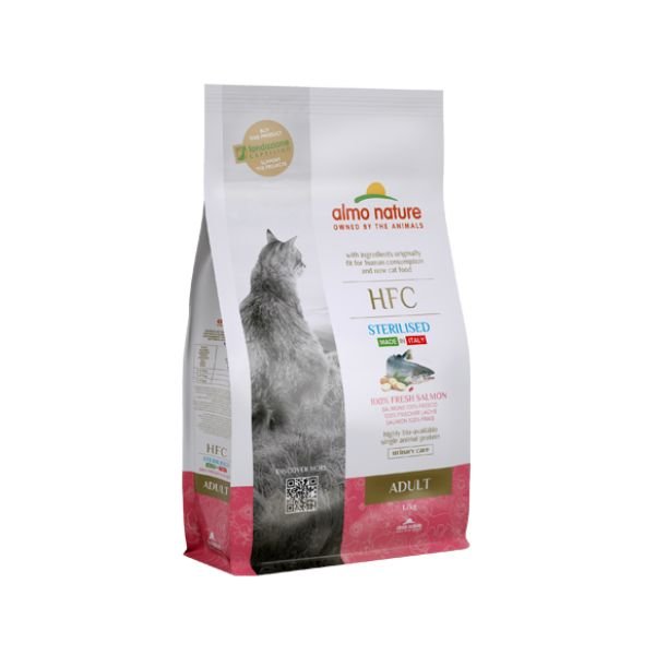 Almo Nature - Almo Nature Hfc Sterilised Gatto Adult Salmone - Animalmania Store