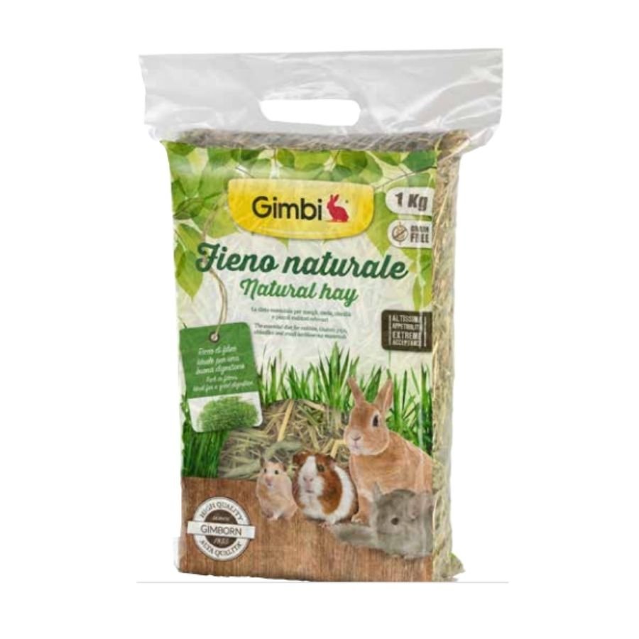 Gimborn - Gimborn Fieno Naturale Per Roditori 1Kg - Animalmania Store