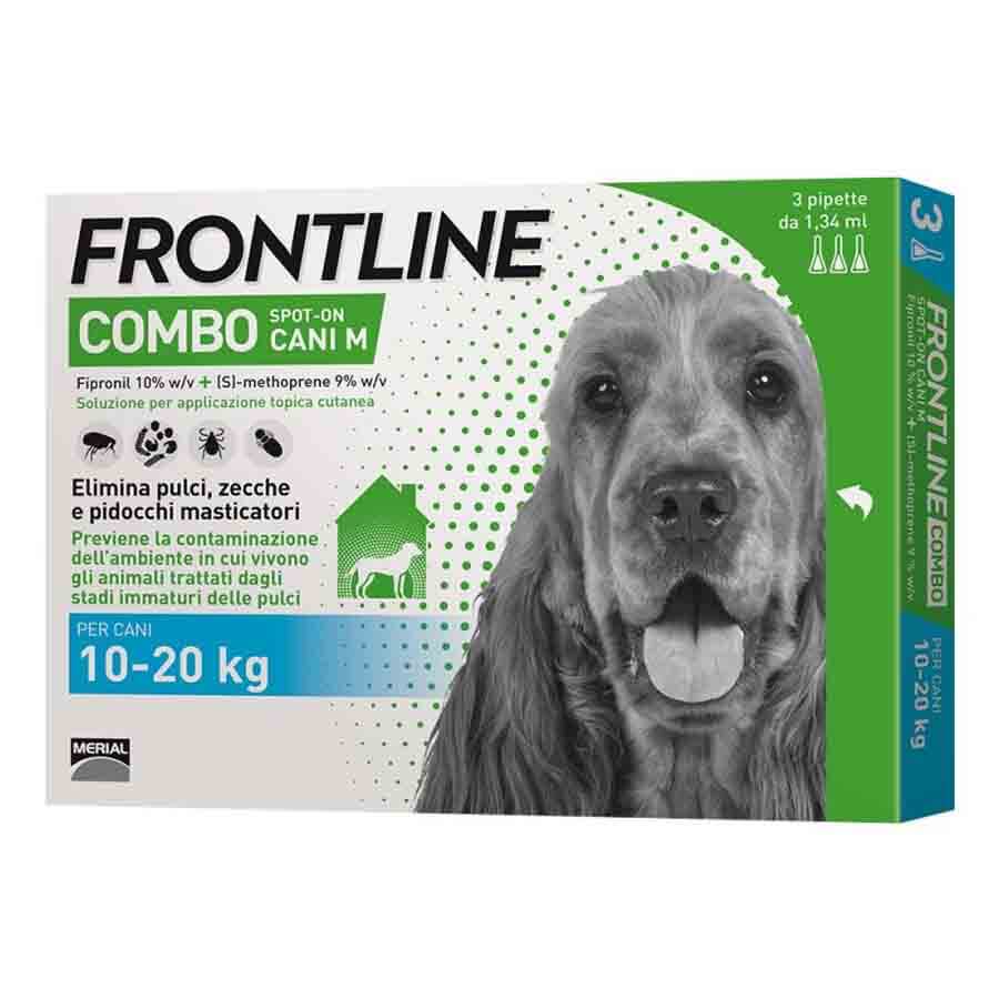 Frontline Antiparassitario Combo Spot On Per Cani 10-20Kg 3 Pipette