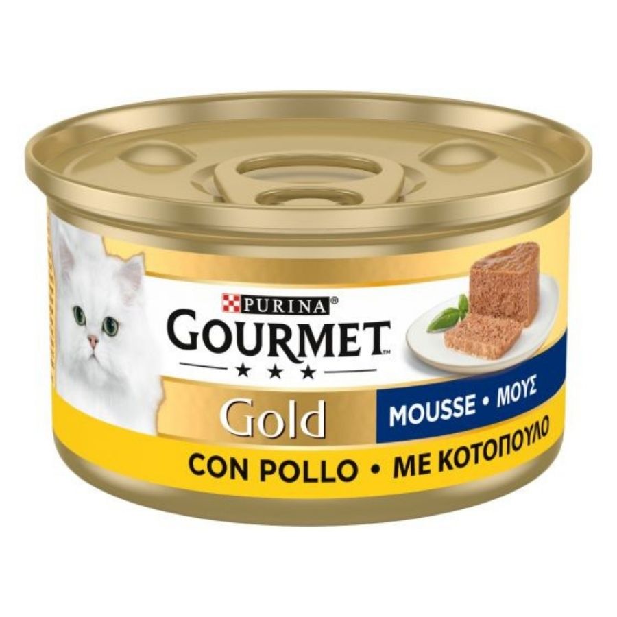 Gourmet - Gourmet Gold Mousse Carne E Pesce Per Gatti 85G - Animalmania Store