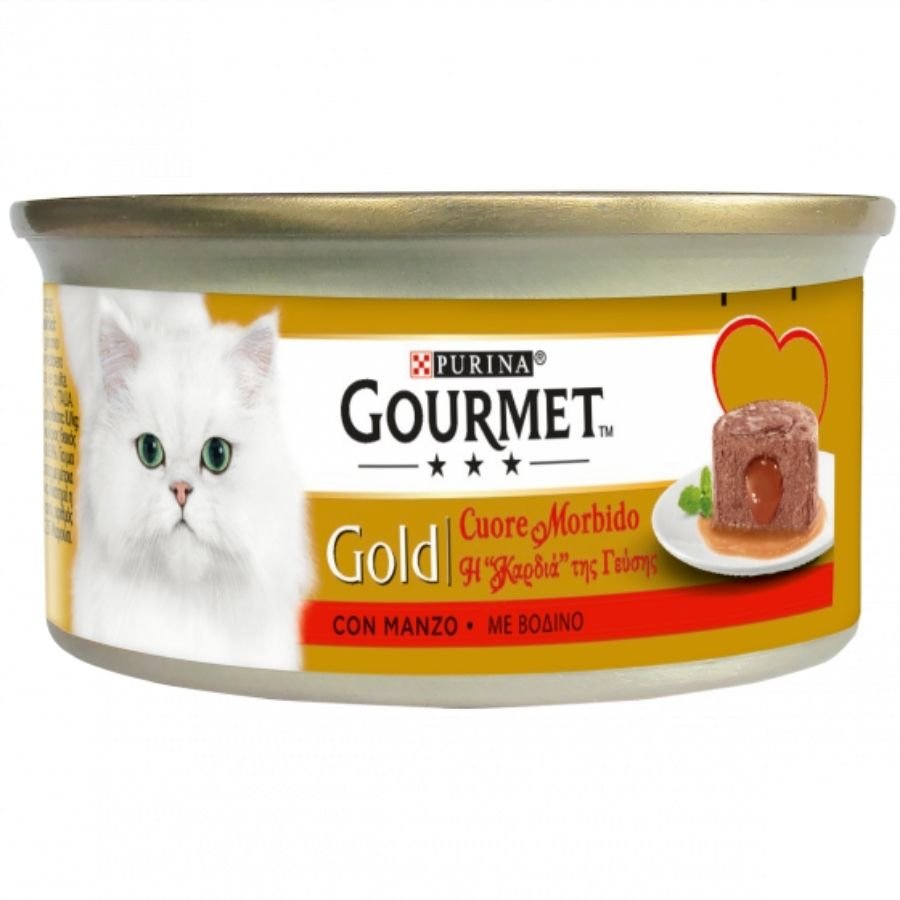 Gourmet - Gourmet Gold Cuore Morbido Mousse Per Gatti 85G - Animalmania Store