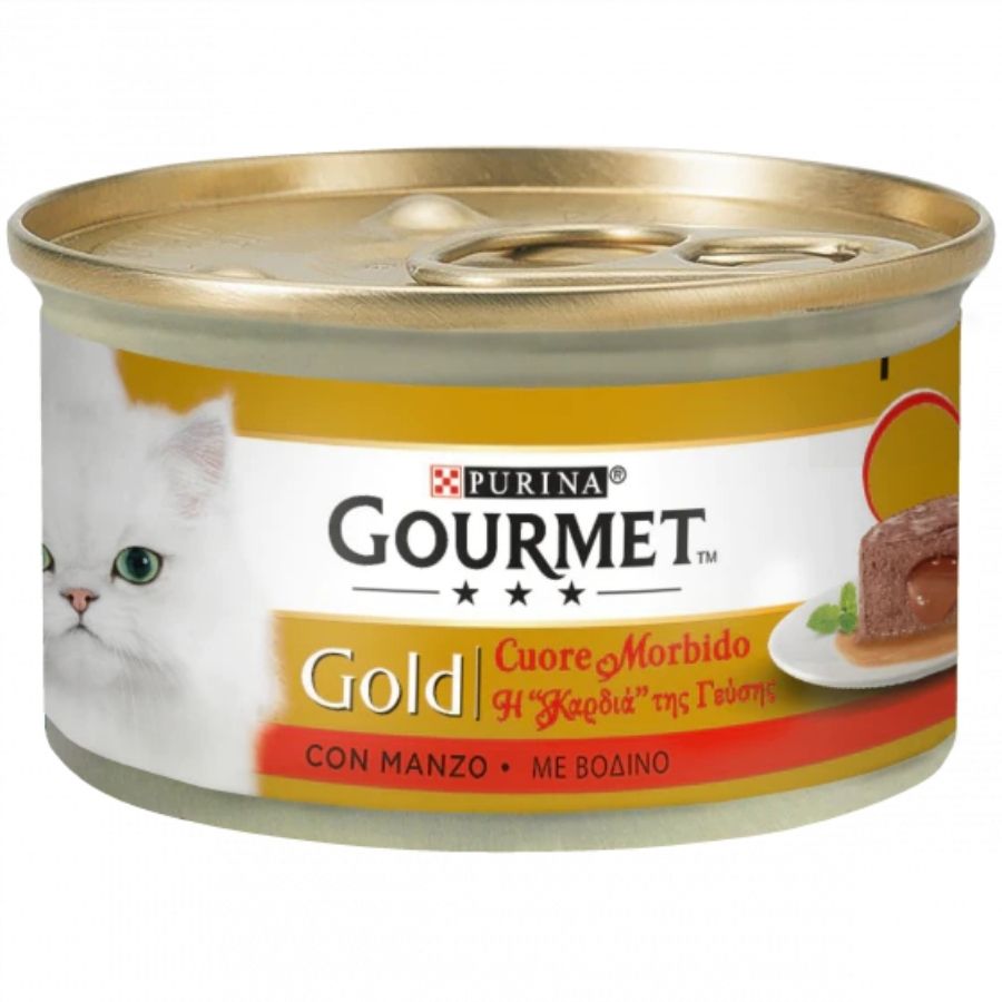Gourmet - Gourmet Gold Cuore Morbido Mousse Per Gatti 85G - Animalmania Store