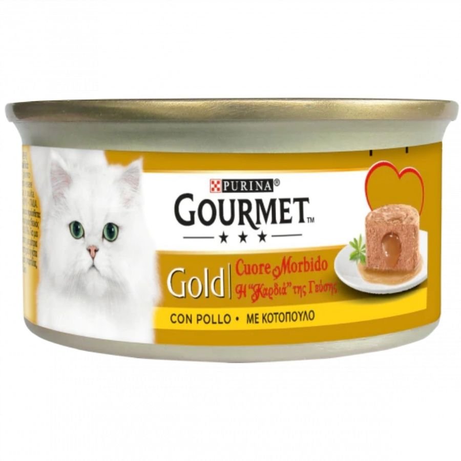 Gourmet - Gourmet Gold Cuore Morbido Mousse Per Gatti 85G - Animalmania Store