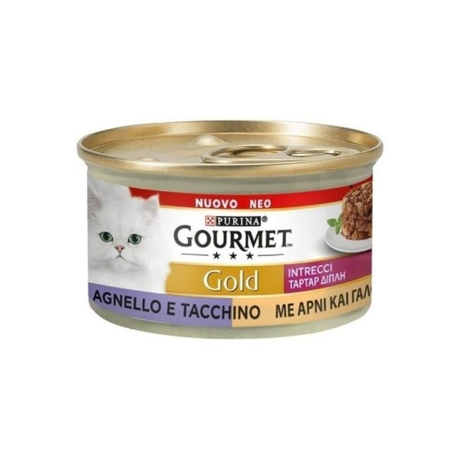 Gourmet - Gourmet Gold Intrecci Di Gusto Carne E Pesce Per Gatti 85G - Animalmania Store