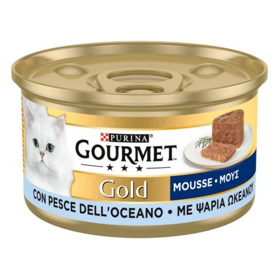 Gourmet - Gourmet Gold Mousse Carne E Pesce Per Gatti 85G - Animalmania Store