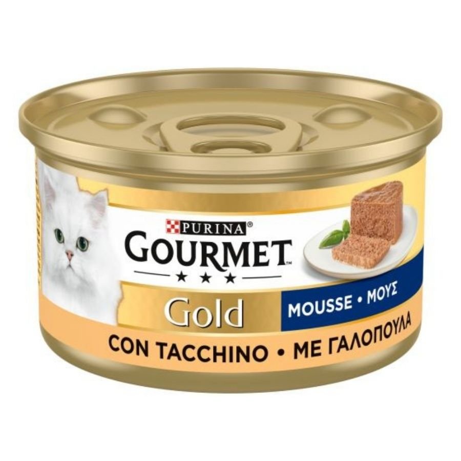 Gourmet - Gourmet Gold Mousse Carne E Pesce Per Gatti 85G - Animalmania Store
