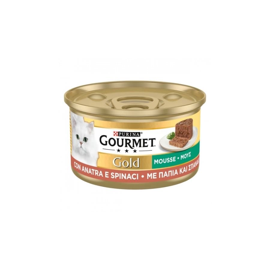 Gourmet - Gourmet Gold Mousse Verdure Con Carne E Pesce Per Gatti 85G - Animalmania Store