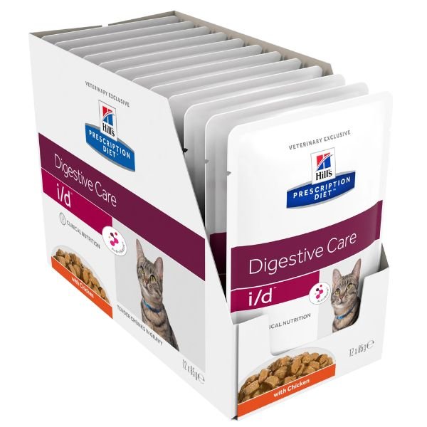 Hill's Science Plan - Hill'S Prescription Diet I/D Pollo Bustina 85G Per Gatti - Animalmania Store