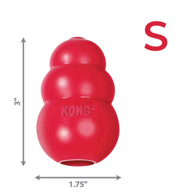 Pet Village - KONG gioco per cani Classic SMALL rosso - Animalmania Store