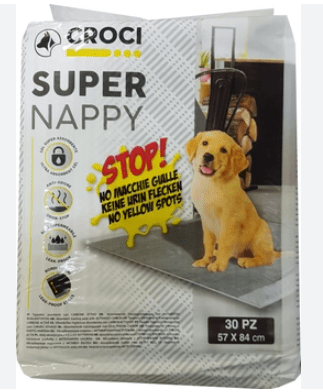 Croci - Tappetini Assorbenti Carboni Attivi 84x57 30PZ Per Cani - Animalmania Store