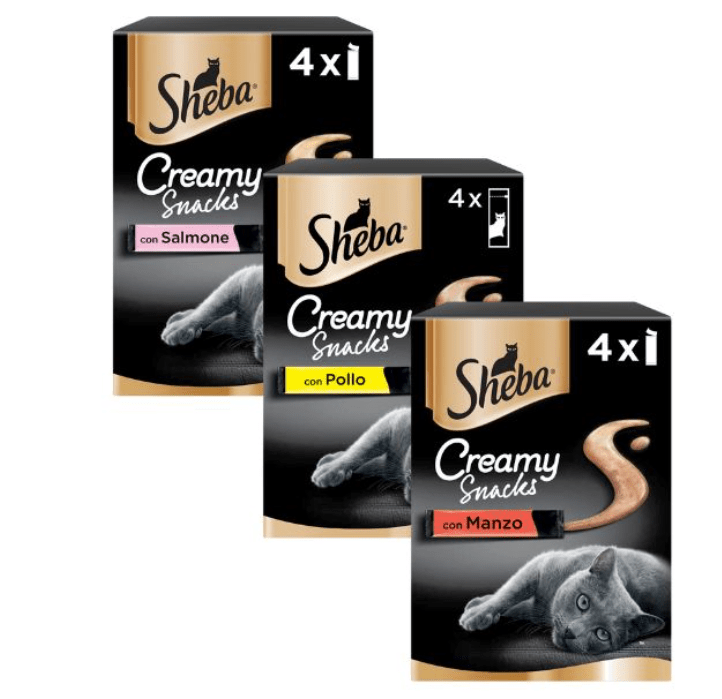 Sheba - Sheba Creamy Snacks 4x12 gr - Animalmania Store