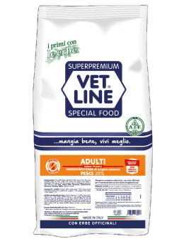 VetLine - Vetline Cane Adulto Mini Pesce - Animalmania Store