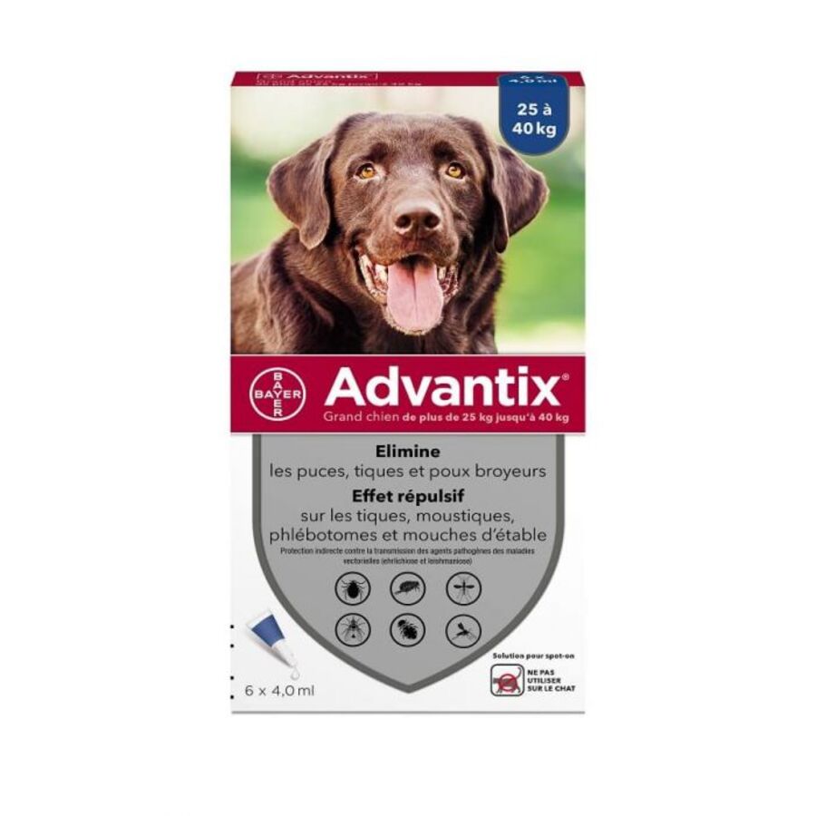 Advantix Antiparassitario Cane 25-40Kg Da 6 Pipette