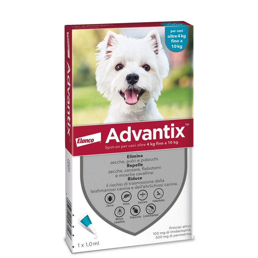 Advantix Antiparassitario Cane 4-10Kg 1 Pipetta