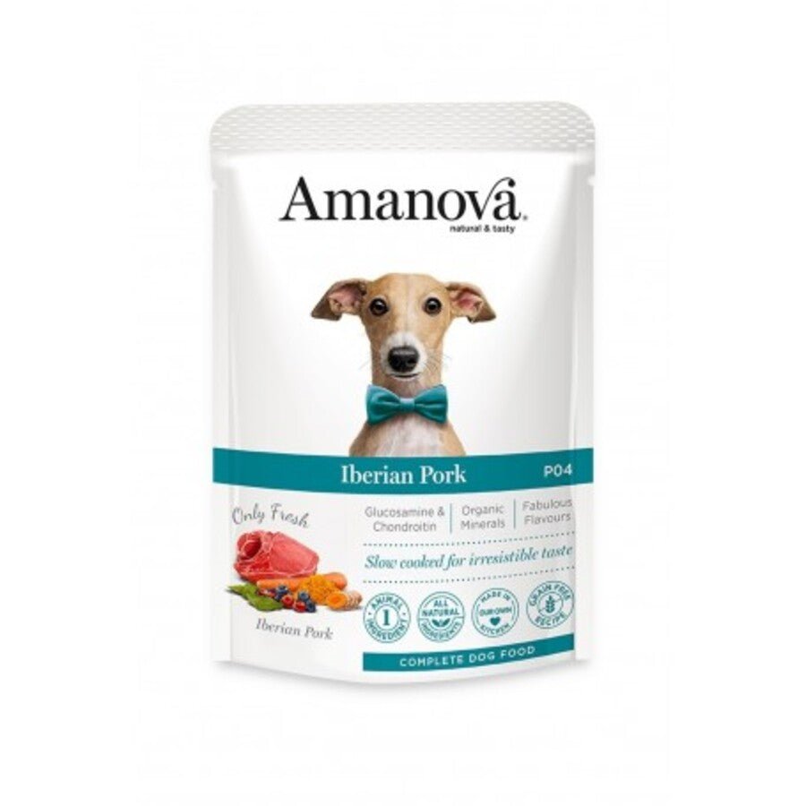 Amanova - Amanova Cibo Per Cani Pouch Iberian Pork 100G - Animalmania Store