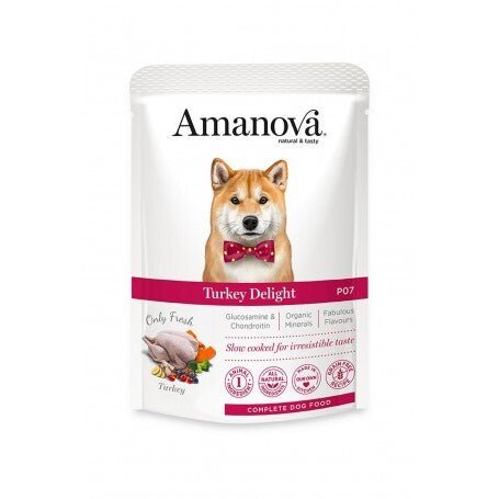 Amanova - Amanova Cibo Per Cani Pouch Turkey Delight 100G - Animalmania Store