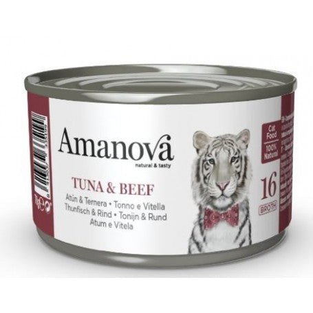 Amanova - Amanova Cat In Brodo 70gr - Animalmania Store
