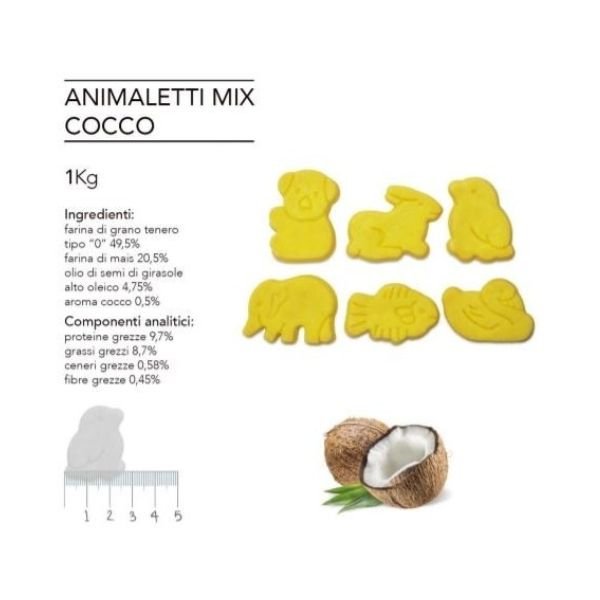 Marie La Pasticcera - Biscottini Mix Al Cocco Per Cani - Animalmania Store