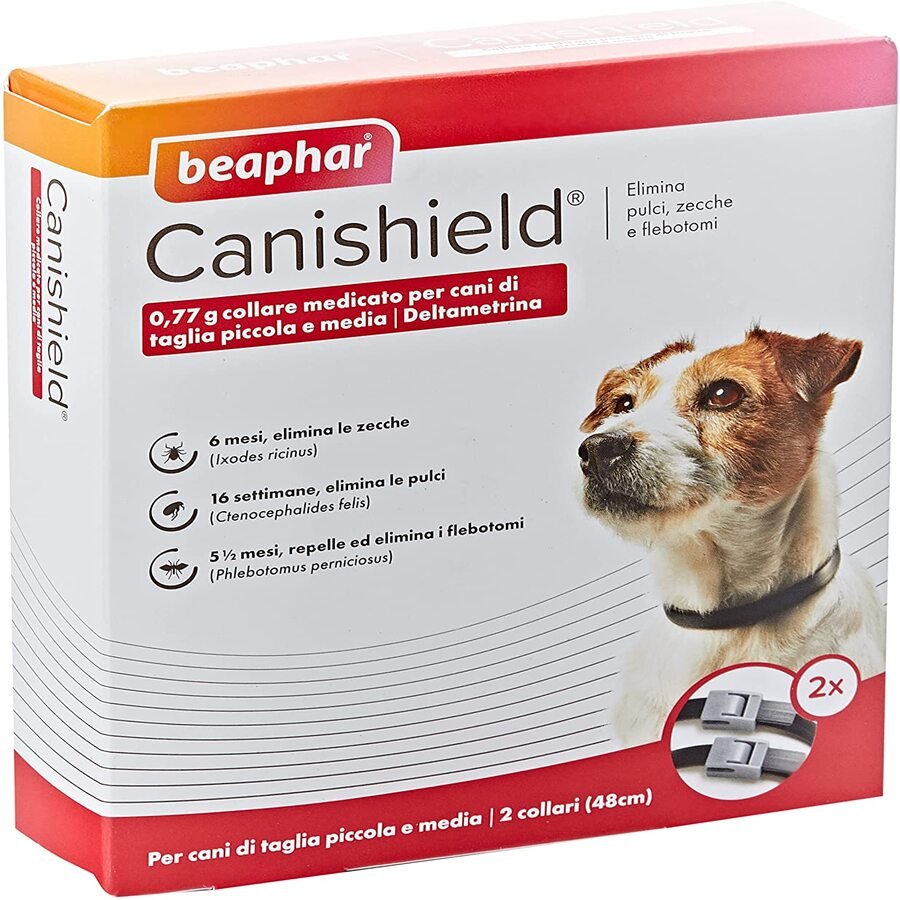 Beaphar - Beaphar 2 collari antiparassitari cane taglia piccola-media - Animalmania Store