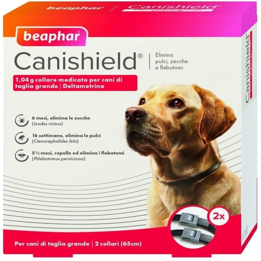 Beaphar - Beaphar 2 collari antiparassitari cane taglia large - Animalmania Store
