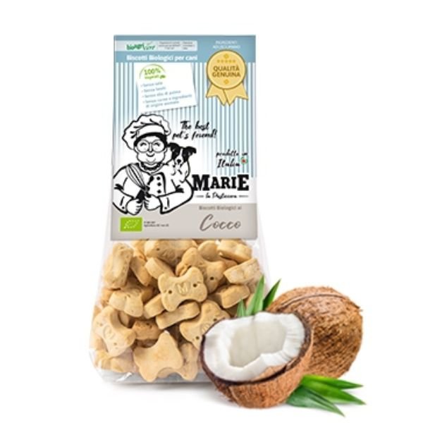Marie La Pasticcera - Biscotto Biologico Al Cocco 210 Gr Per Cani - Animalmania Store