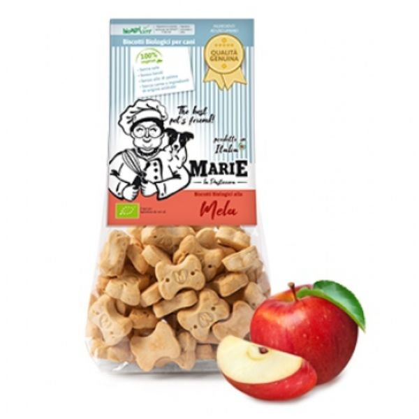 Marie La Pasticcera - Biscotto Biologico Alla Mela 210 Gr Per Cani - Animalmania Store