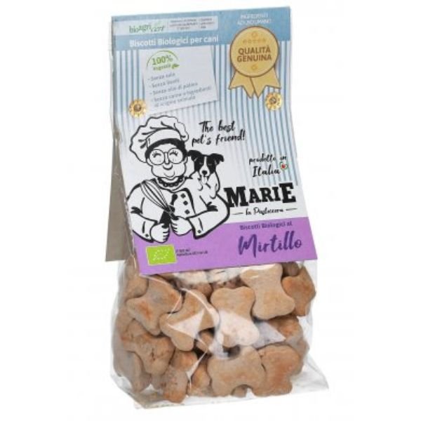 Marie La Pasticcera - Biscotto Biologico Al Mirtillo 210 Gr Per Cani - Animalmania Store