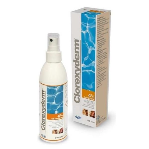 ICF - Clorexyderm Soluzione 4% 200Ml - Animalmania Store