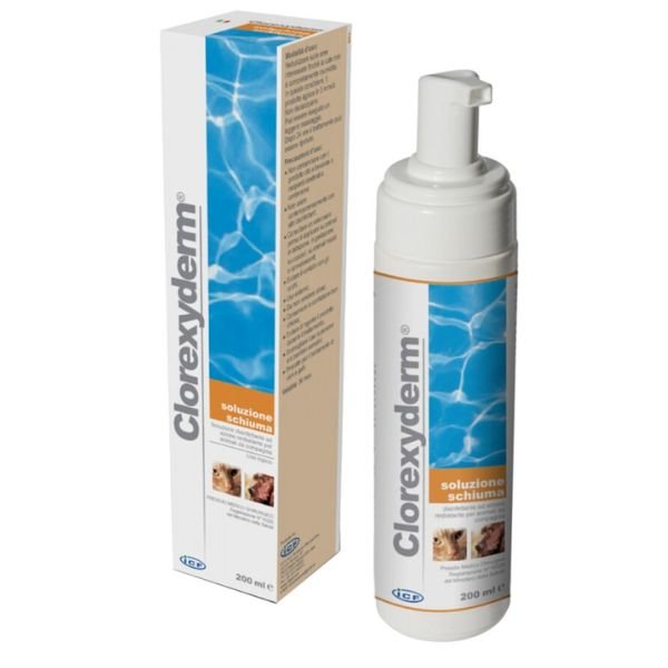 ICF - Clorexyderm Soluzione Schiumosa 200Ml - Animalmania Store