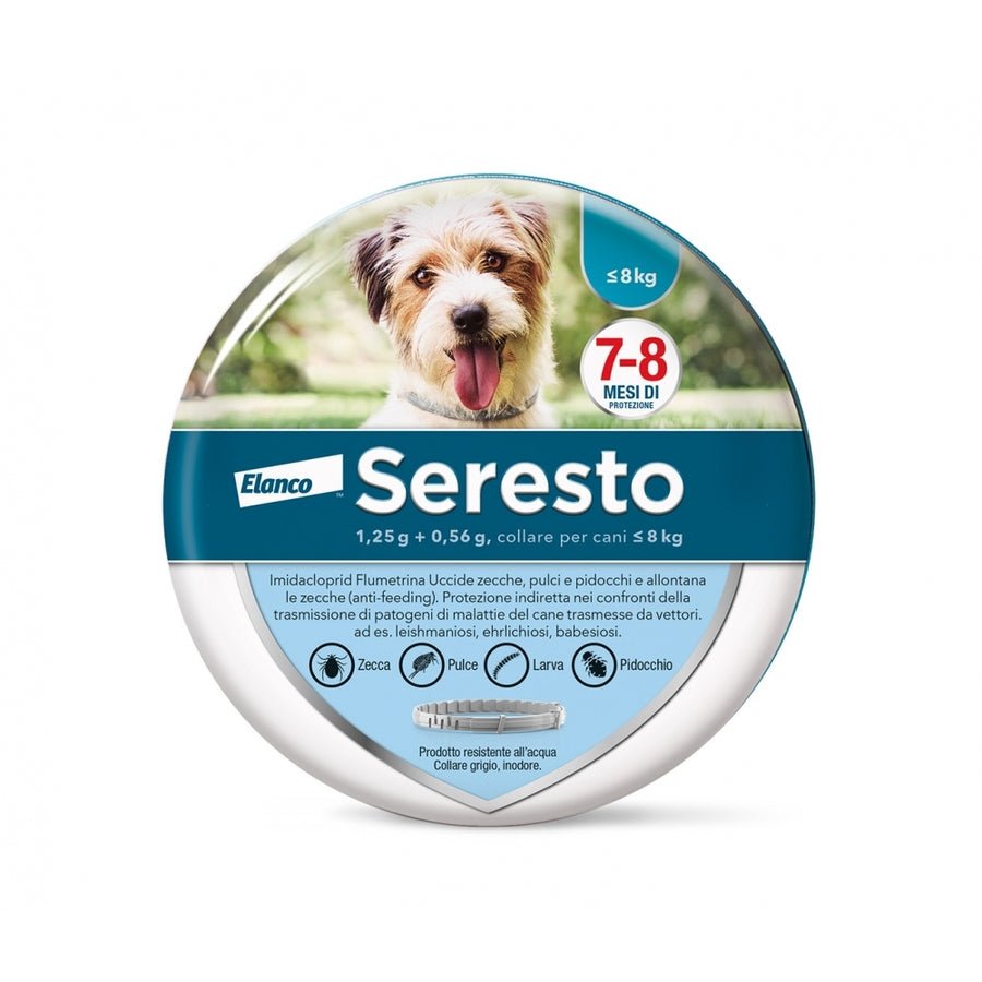Bayer - Seresto Collare Antiparassitario Cane Fino Ad 8Kg - Animalmania Store