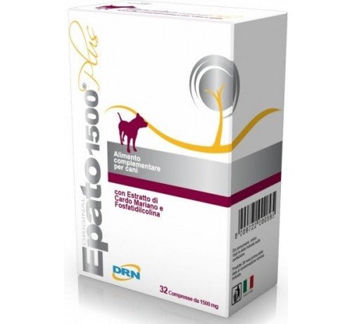 drn - Epato Plus 1500 Mg 32 Compresse Per Cani - Animalmania Store