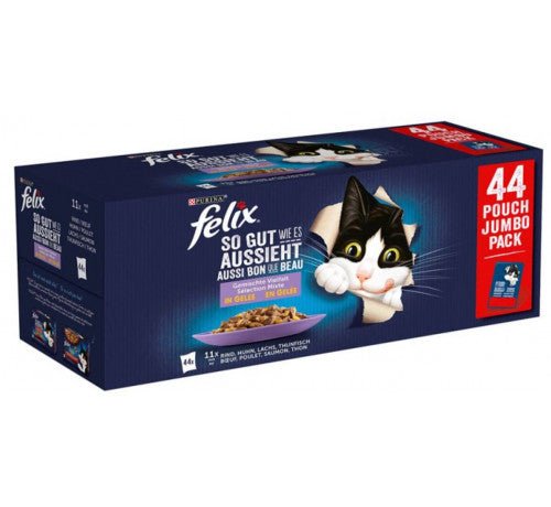 Felix - Felix Le Ghiottonerie Multipack Per Gatto 44x85 Gr - Animalmania Store