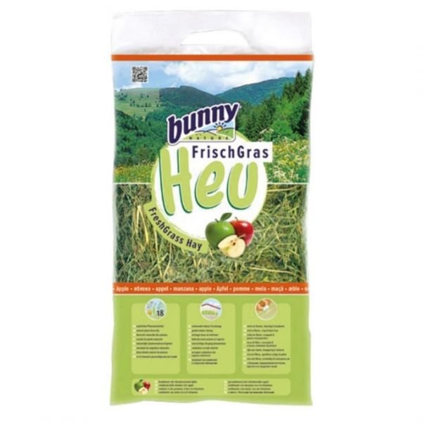 Bunny - Fieno Fresco Con Mele 500Gr - Animalmania Store