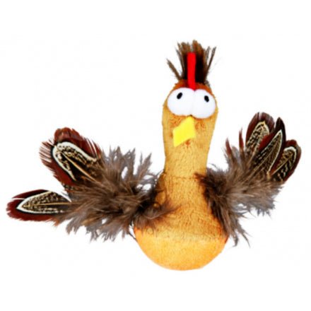 Trixie - Pollo Rolly Sonoro Sempreinpiedi Cm 10 - Animalmania Store