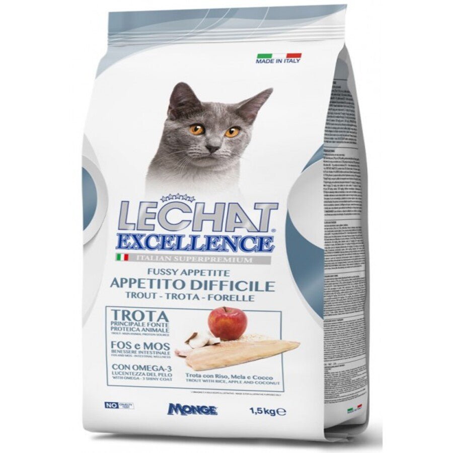 Monge - Monge Cibo Per Gatti Linea Lechat Appetito Difficile 1.5Kg - Animalmania Store