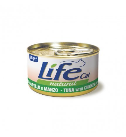 Life Pet Care - Lifepetcare Gatto Life Cat Natural 85G - Animalmania Store