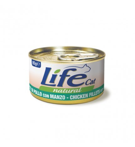 Life Pet Care - Lifepetcare Gatto Life Cat Natural 85G - Animalmania Store