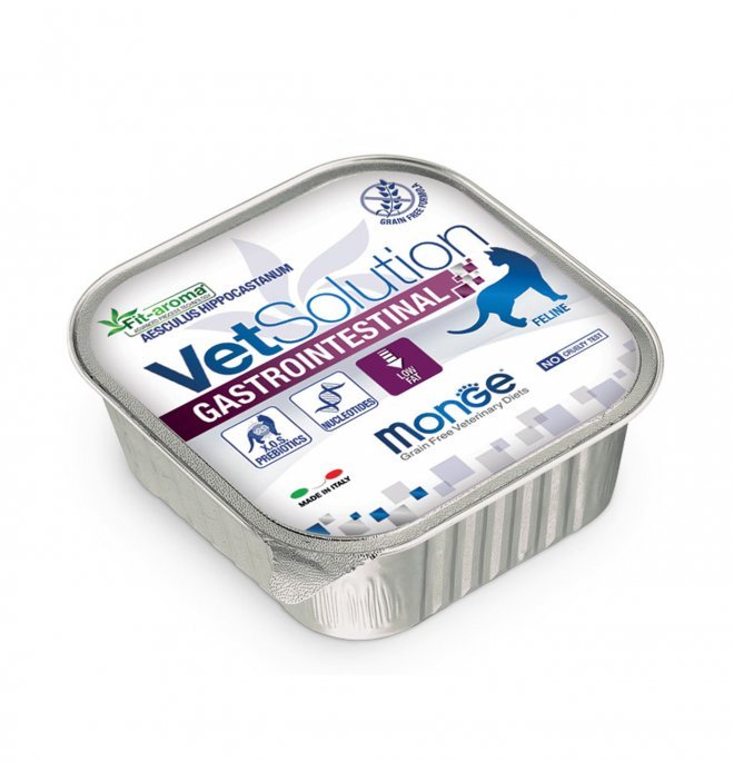 Monge - Monge Vet Solution Gastrointestinal Grain Free Gatto 100 Gr - Animalmania Store