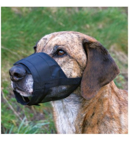 Trixie - Trixie Museruola In Nylon Con Rete per Cani - Animalmania Store