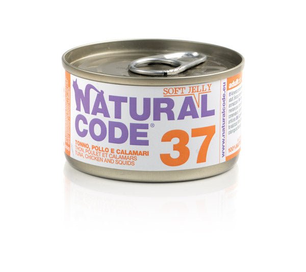 Natural Code - Natural Code 37 Tonno Pollo E Calamari per Gatti - Animalmania Store