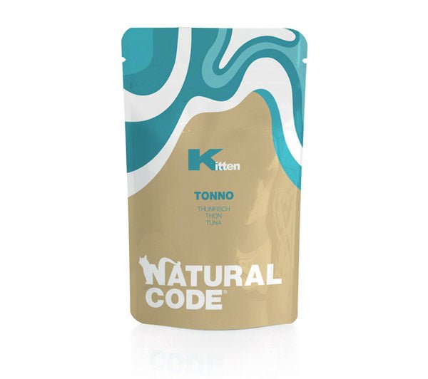 Natural Code - Natural Code Kitten Pouch Tonno E Amido Di Tapioca per Gatti - Animalmania Store