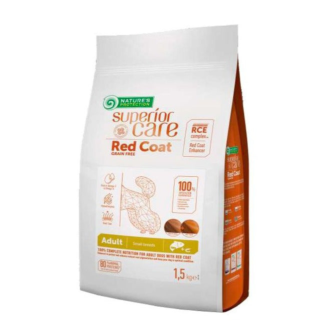 Nature's Protection - Nature'S Protection Red Coat Adult Small Salmone per Cani - Animalmania Store