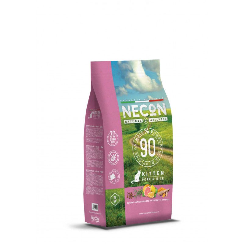 Necon Pet Food - Necon Natural Wellness Kitten Maiale E Riso - Animalmania Store