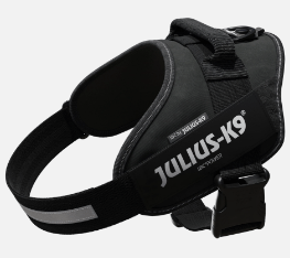 Trixie - Pettorina Power Julius-K9® IDC taglia 0–4 Nero - Animalmania Store