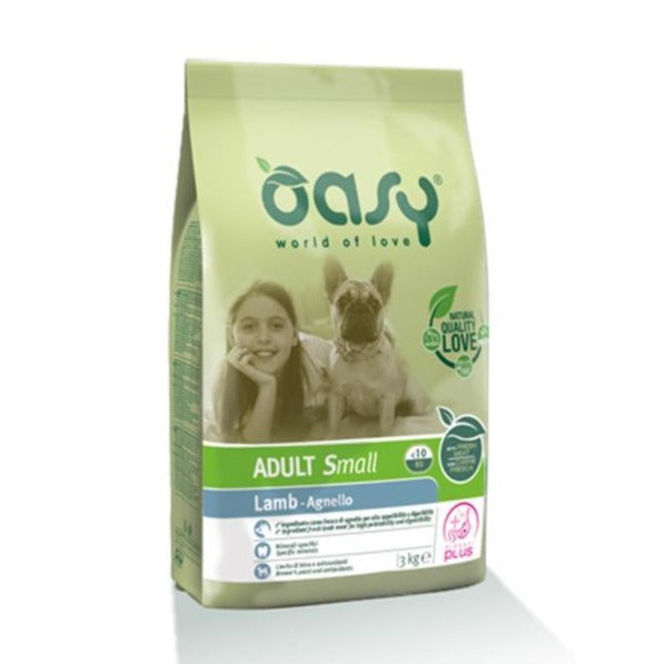 Oasy - Oasy Cane Adulto Lifestage Small Agnello - Animalmania Store