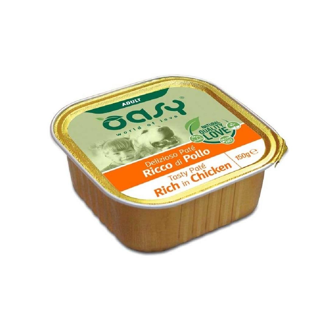 Oasy - Oasy Cane Adulto Delizioso Paté 150G - Animalmania Store
