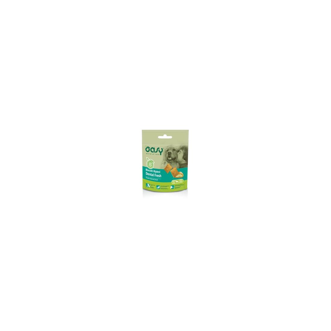 Oasy Cane Snack Biscotti Ripieni Dental Fresh 70 g