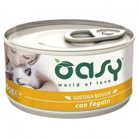 Oasy - Oasy Gatto Mousse 85 Gr - Animalmania Store