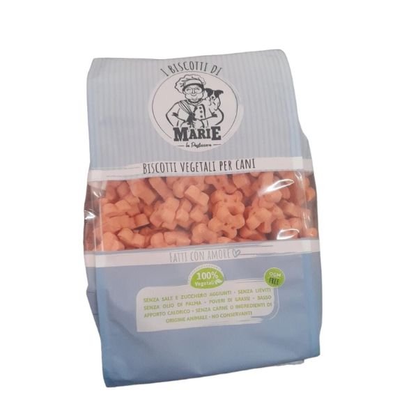Marie La Pasticcera - Biscottini Osso Gusto Salmone 400 Gr Per Cani - Animalmania Store