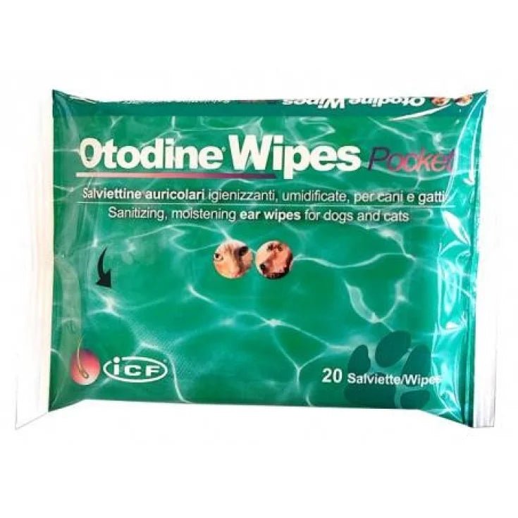 Drn - Otodine Wipes Icf 20 Salviette Auricolari - Animalmania Store